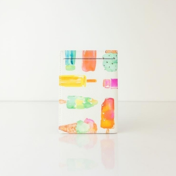 🔹️ KATE SPADE🔹️ PASSPORT HOLDER SHORE STREET (ICE POP PRINT) ✨️🍦 - Picture 7 of 11